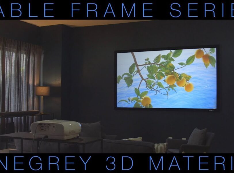 Sable Frame Series Screen Featuring CineGrey 3D Ambient Light Rejecting Material
