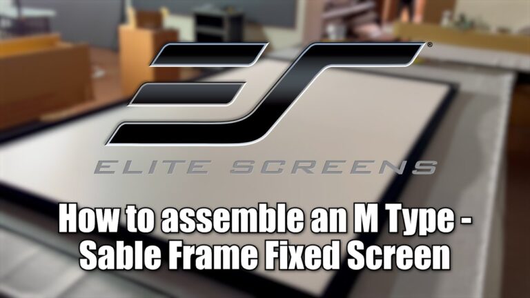 How to assemble M Type – Sable Fixed Frame