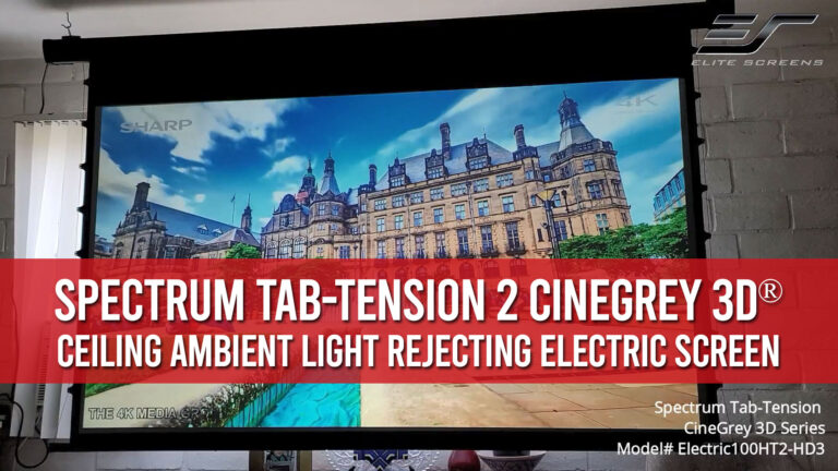 Spectrum Tab-Tension 2 CineGrey 3D® ALR Screen for Standard Throw Projector