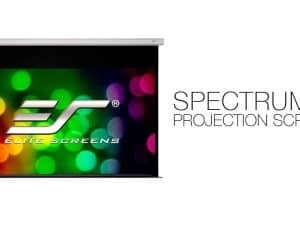 Projection screen for Spectrum 2 Series by Elite Screens.