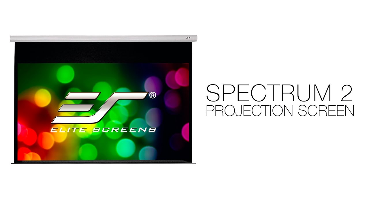 Spectrum 2 Series Electric Projection Screen Video