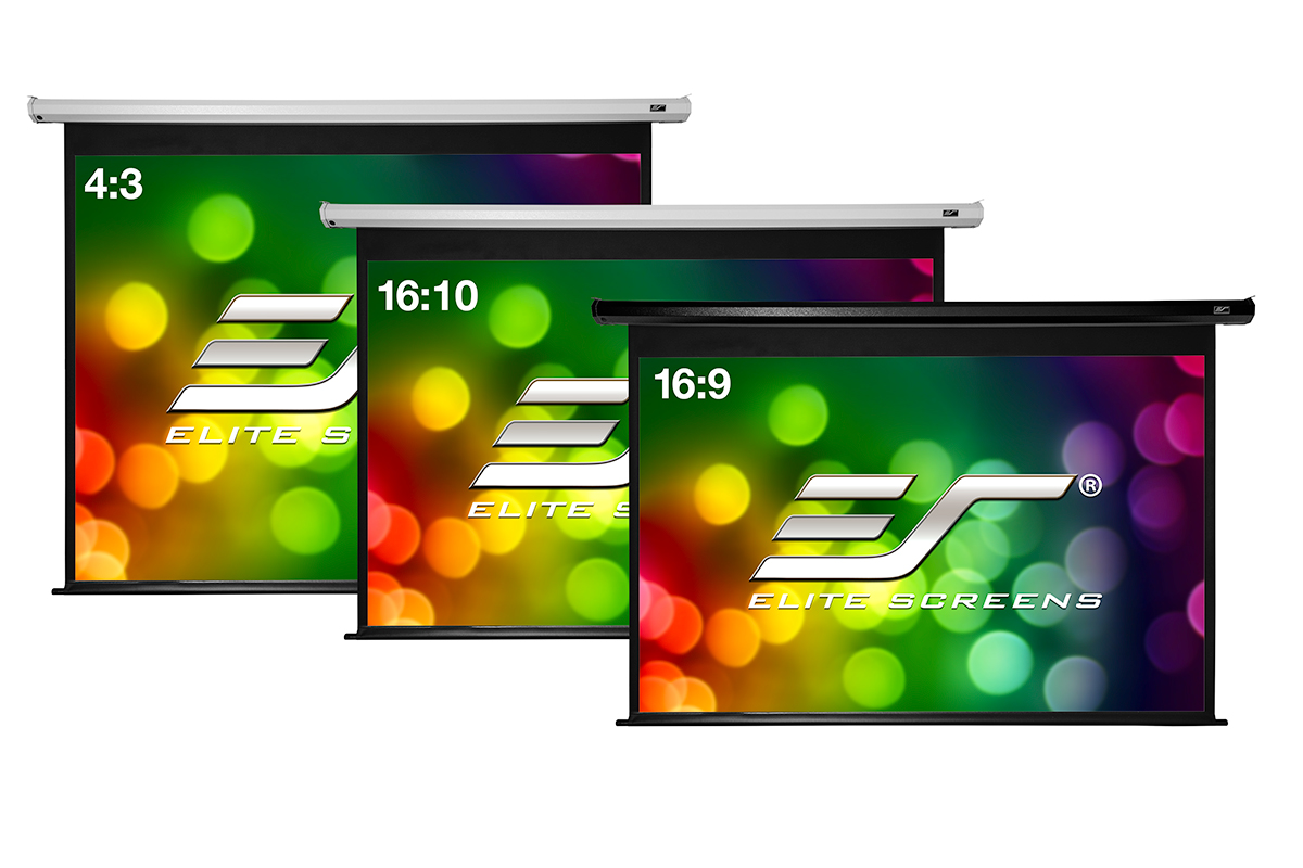 Elite Screens Spectrum 85-inch Diag 16:10 Electric Motorized 4K/8K Ready Drop Down Projector Screen ELECTRIC85X 