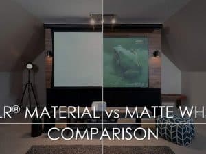 StarBright CLR® projection screen for vibrant, high-contrast images in any room.