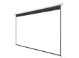 High-quality motorized projector screen for home and business use.