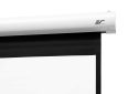 Motorized projector screen for home theater and presentations.