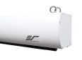 Motorized projector screen for home theater and business presentations. Easy to install and operate.