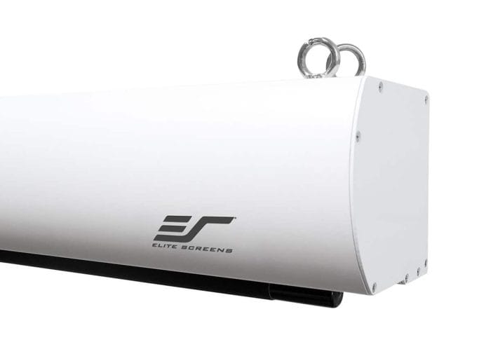 Elite Screens Projector Screen Motorized Model Motorized projector screen for home theater and business presentations. Easy to install and operate.