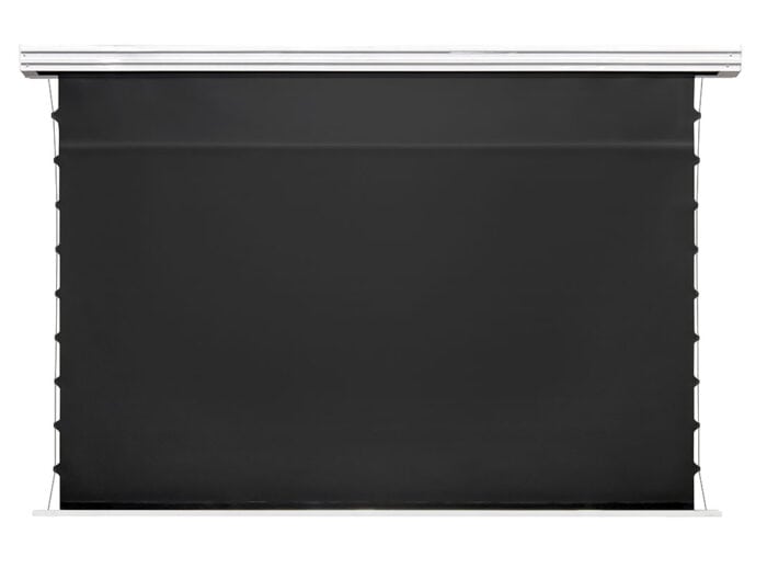 Elite Screens Motorized Projector Screen Motorized projector screen for home theater and presentations.