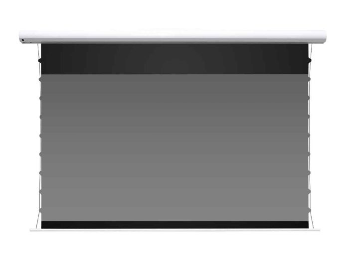 Elite Screens Motorized Projector Screen Motorized projector screen for home theater and presentations.