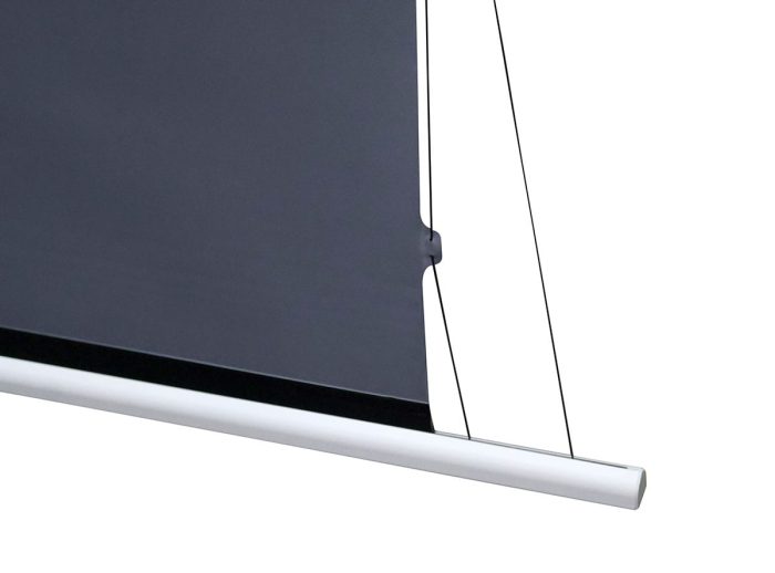 Elite Screens Projector Screen Quality projector screen with sleek frame and smooth surface for home or business use.
