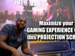 Quality Starling CLR® Series projection screen for vibrant, immersive gaming and home theater experi.