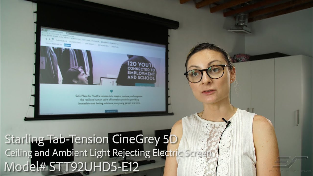 Starling Tab-Tension with CineGrey 5D® Screen Material – Client Testimonial