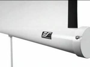 Projector screen from Elite Screens Tripod Series with portable design and easy setup. Perfect for b.