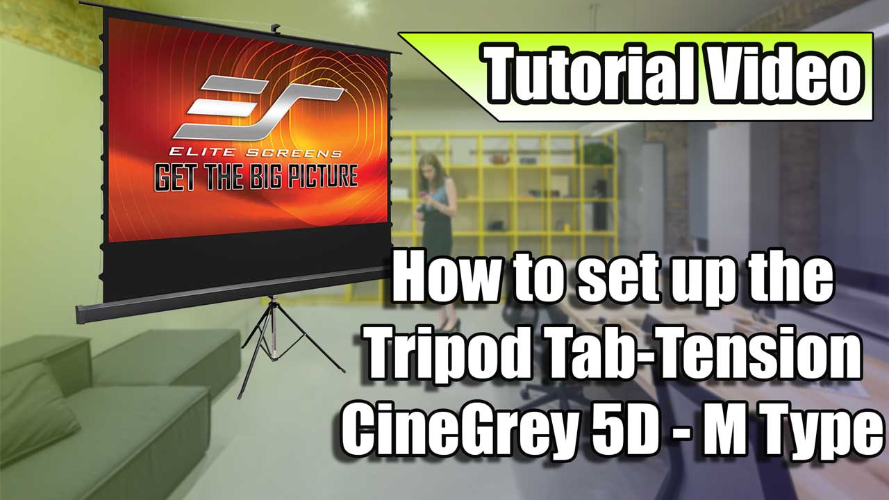 How to setup the Tripod Tab-Tension CineGrey 5D® –M Type