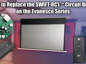 Remote control kit for Elite Screens projector screens.