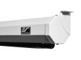 Elite Screens motorized projector screen for home theater and business presentations.