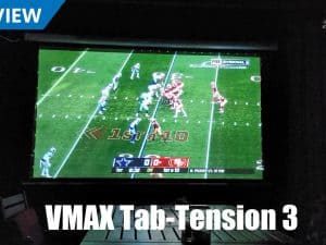 Elite Screens VMAX Tab-Tension 3 Series for high-quality projection displays.