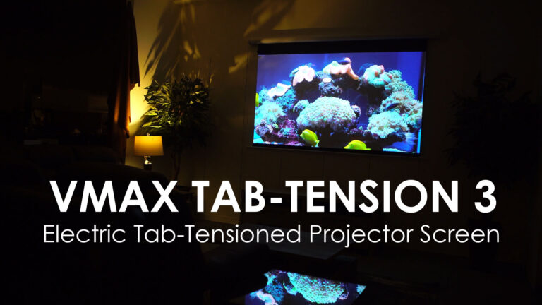 VMAX Tab-Tension 3 | Electric Wall/Ceiling Projector Screen