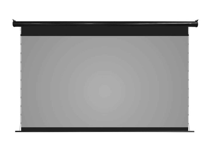 Elite Screens Motorized Projector Screen Motorized projector screen for home theater and presentations.