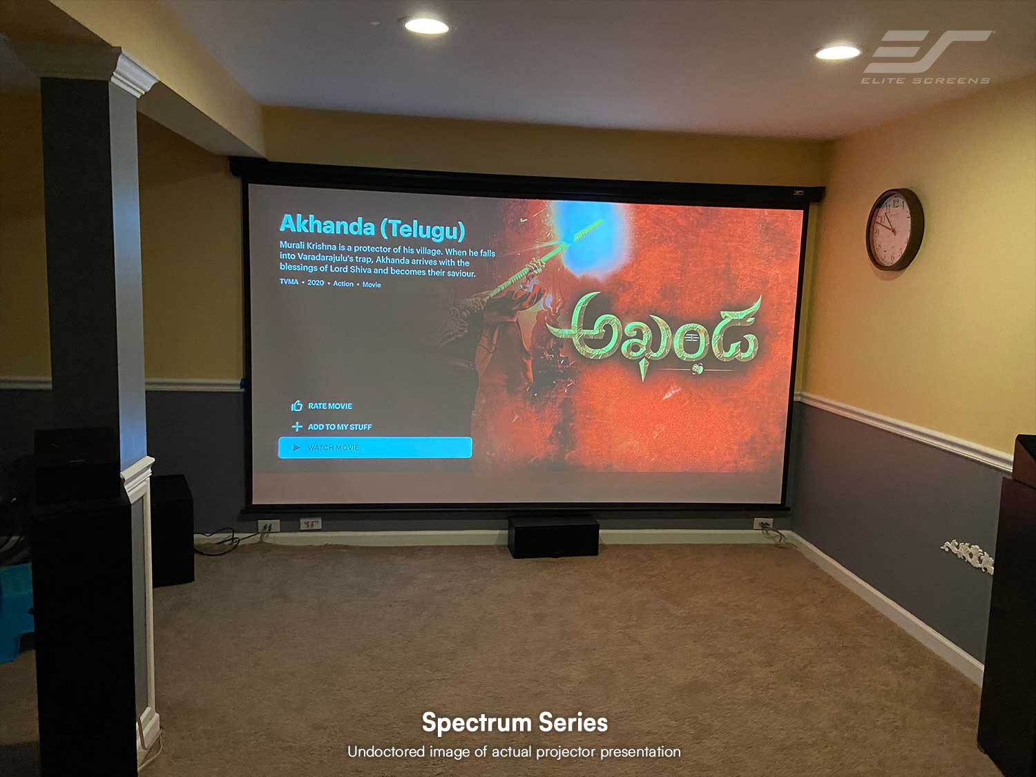 Spectrum Electric Motorized Large Projection Screen