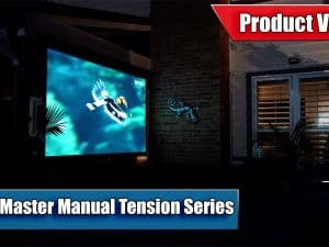 Yard Master Manual Tension | The Ultimate Outdoor Projection Solution