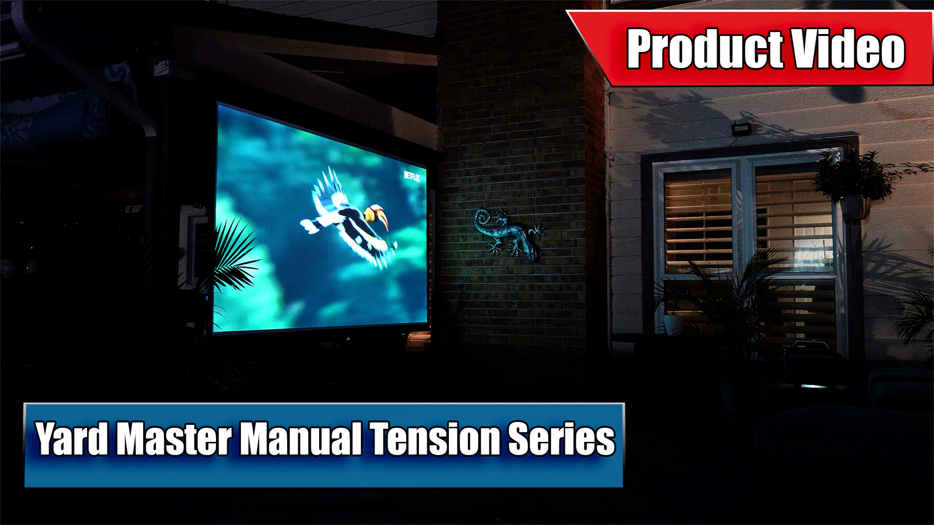 Yard Master Manual Tension | The Ultimate Outdoor Projection Solution