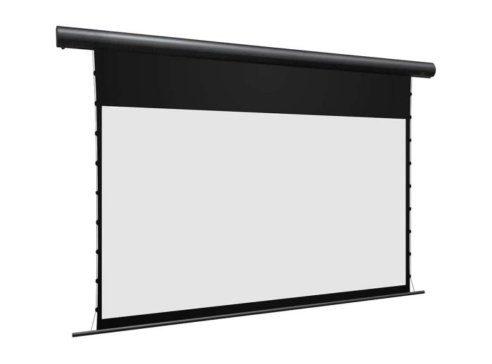 Projection Screen with Black Frame and Mounting System Projection screen with black frame, ideal for home theater and business presentations. Easy to insta.