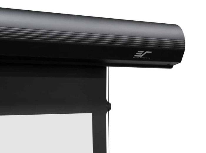 Elite Screens Motorized Projector Screen High-quality motorized projector screen for home and business use.