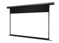 Motorized projector screen for home theater and presentations.