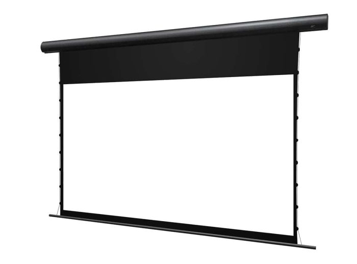 Elite Screens Motorized Projector Screen Motorized projector screen for home theater and presentations.