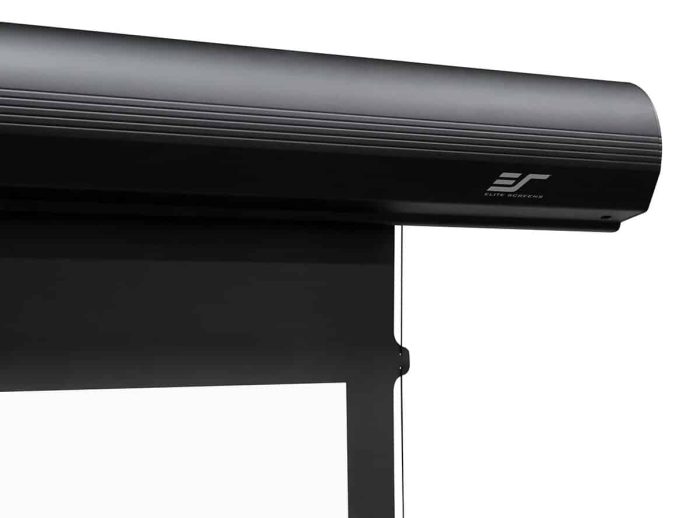 Elite Screens Motorized Projector Screen High-quality motorized projector screen for home and business use.