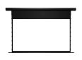 Motorized projector screen for home theater and business presentations.
