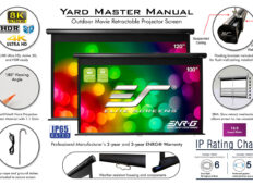 Yard Master Manual Series - Elite Screens Projector Screens