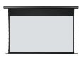 Motorized projector screen for home theater and presentations.