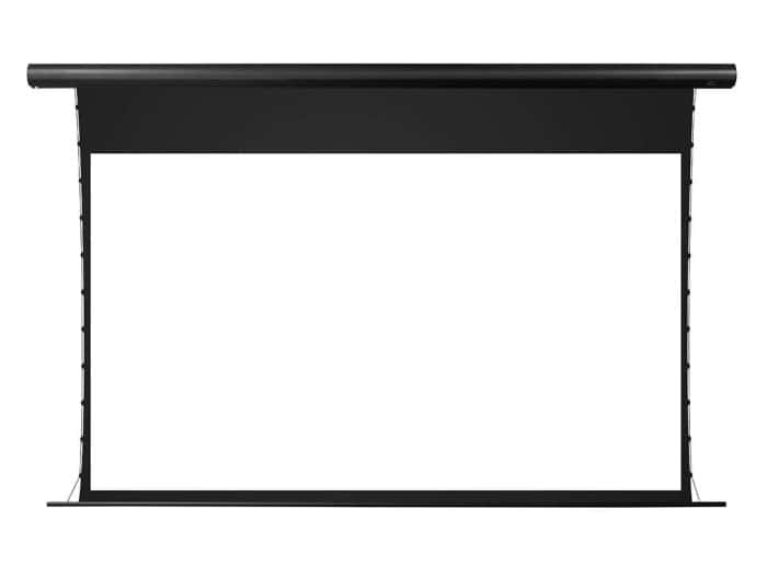 Elite Screens Motorized Projector Screen Motorized projector screen for home theater and presentations.