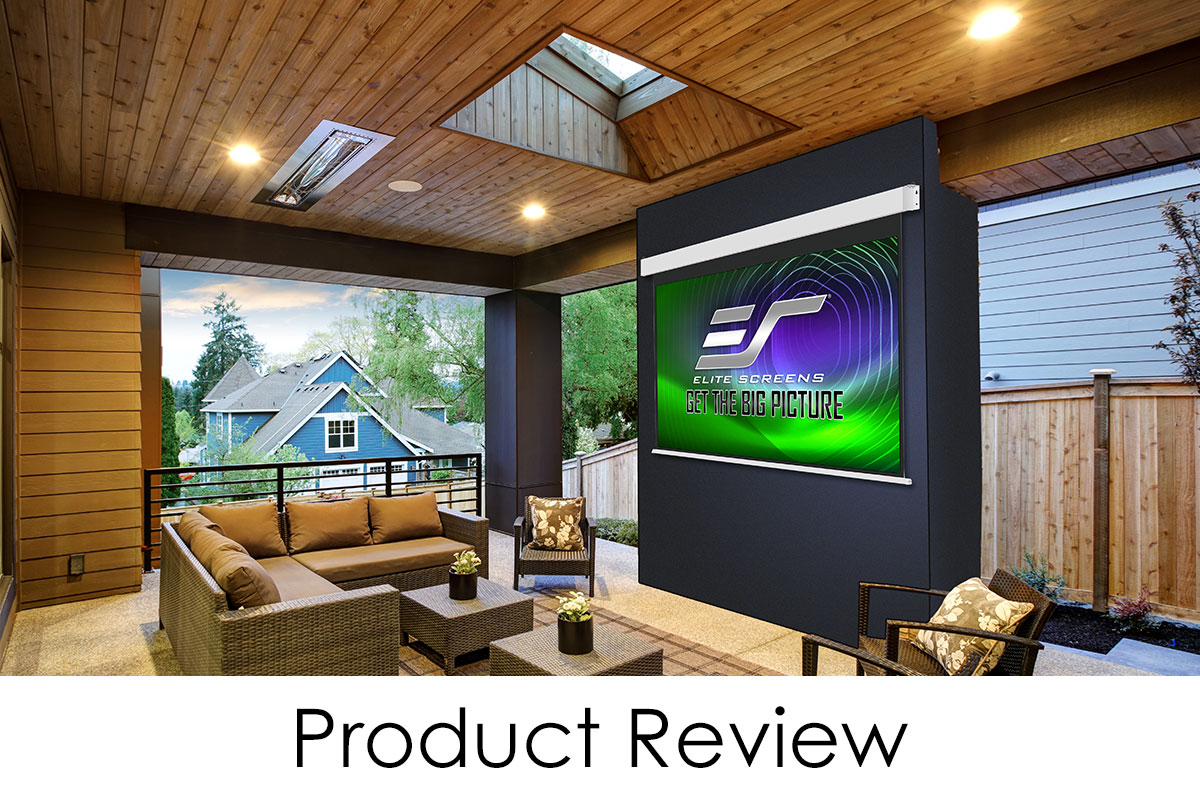Elite Screens Yard Master Tab-Tension Wireless is Reviewed by Projector Reviews