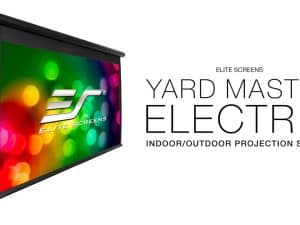 YardMaster Electric Indoor/Outdoor Projection Screen
