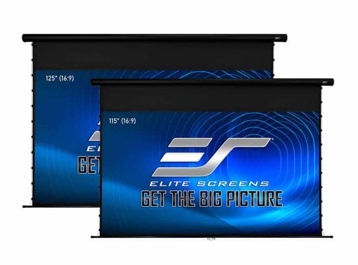 Elite Screens Yard Master 115" Outdoor Projection Screen Outdoor 115" Yard Master Manual Tension Projection Screen for outdoor movies.