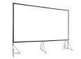 Portable projector screen for home theater and presentations.