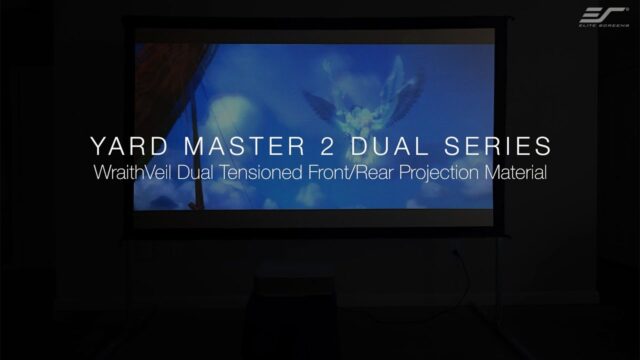 Yard Master 2 WraithVeil® Dual Series- Outdoor Front and Rear Projection Screen