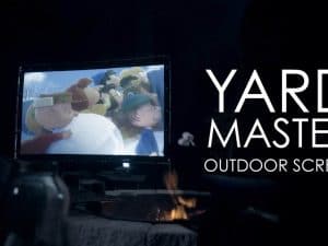 Yard Master Series outdoor projector screen for home theater and outdoor entertainment. Perfect for.