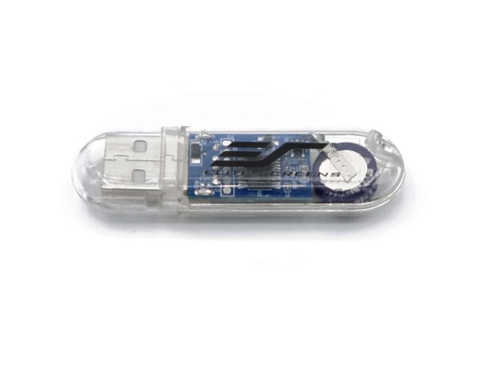 USB Flash Drive for Projector Screens Portable USB flash drive for storing and transferring projector screen setup files.