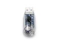 Portable USB flash drive for storing and transferring projector screen files.