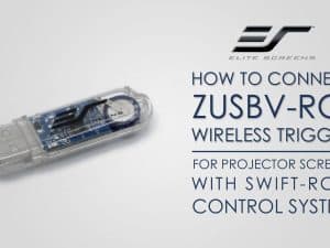 Wireless ZUSBV-RC1 Trigger for Projector Screens.