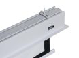 Heavy-duty projector screen mounting bracket for secure installation.