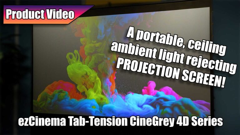 ezCinema Tab-Tension CineGrey 4D Series Ambient | Light Rejecting Screen