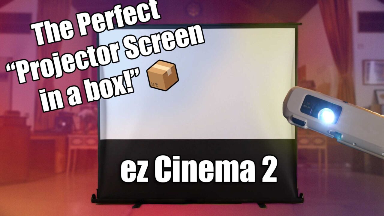 ezCinema 2 Series Features: A Portable Projection Screen