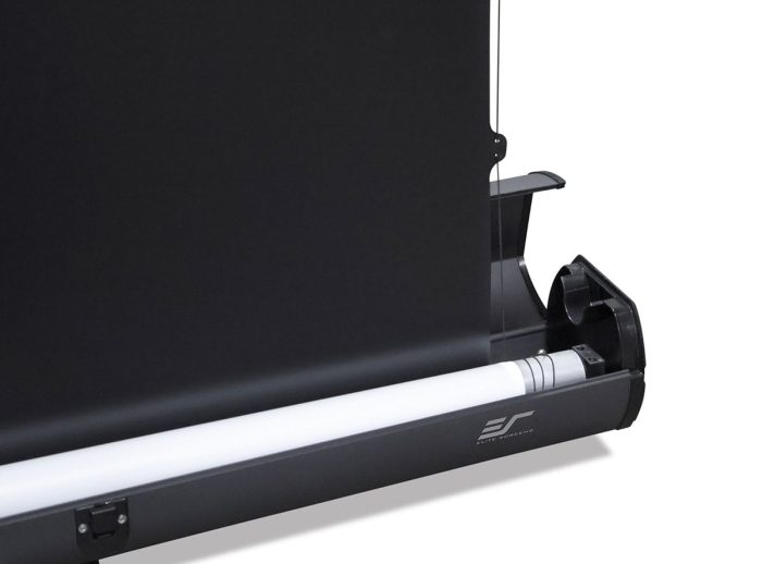 Elite Screens Motorized Projector Screen High-quality motorized projector screen for home and business use.