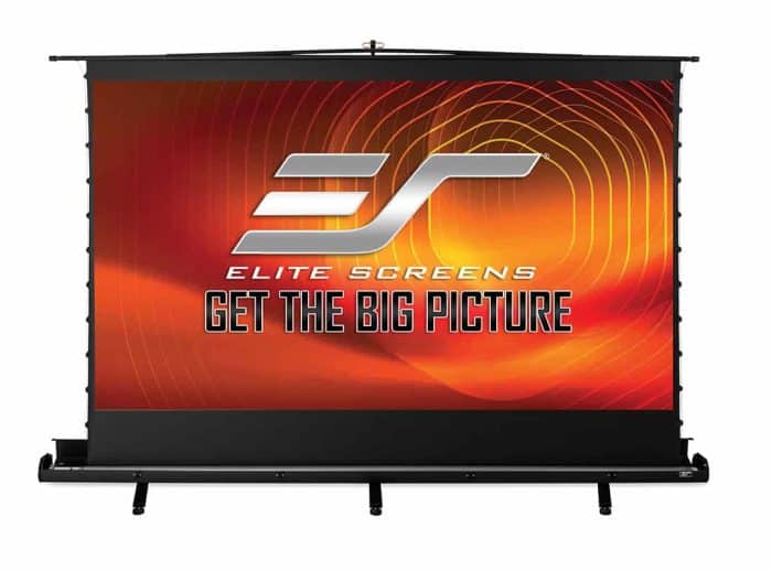 Elite Screens Projector Screen for Home Theater Portable Ambient Light Rejecting Projector Screen | ezCinema Tab-Tension CineGrey 4D Series
