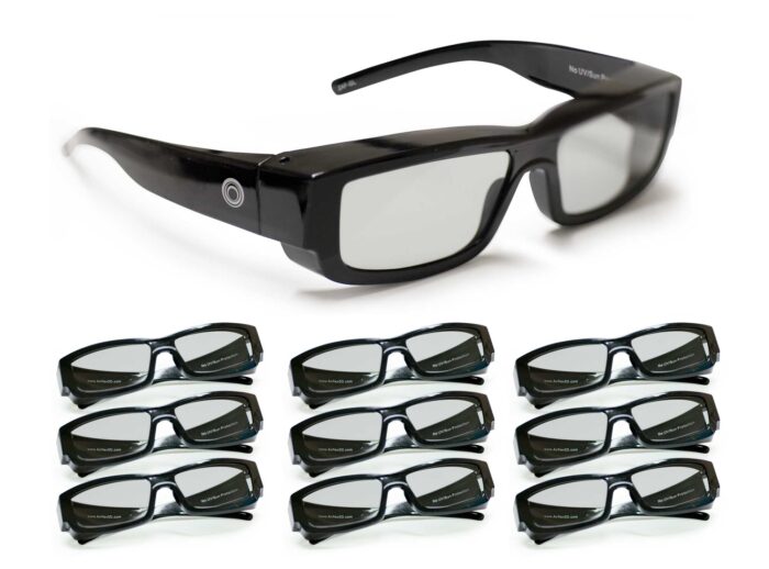 glasses02 Circular Polarized Glass for DLP Projector -10pcs